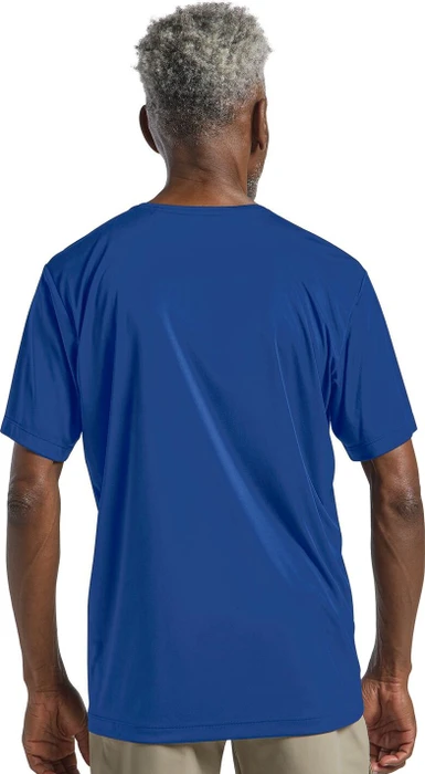 Jack Wolfskin Peak Graphic Funktionsshirt kurzarm new mountain blue orchid (Herren)