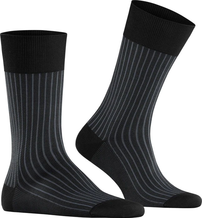 Falke Oxford Stripe Socken black-mix (Herren)