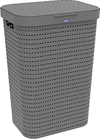 Rotho Country 55l Wäschekorb anthrazit
