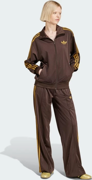 adidas Adicolor Classics Loose Firebird Originals Trainingsjacke dark brown/preloved bronze (Damen)