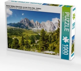 Calvendo Geisler Spitzen Südwände von der Cisles Alpe - Gröden