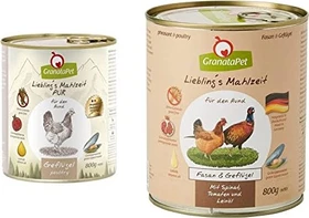 GranataPet Liebling's Mahlzeit Rind & Fasan, 4.80kg (6x 800g)