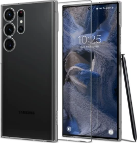 Spigen AirSkin für Samsung Galaxy S23 Ultra Crystal Clear