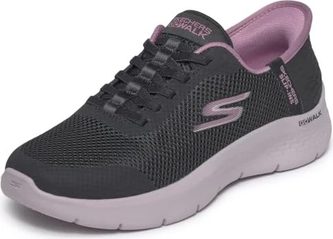 Skechers Slip-Ins Go Walk Flex Grand Entry schwarz-mauve (Damen)