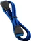 CableMod ModMesh interne USB 3.0 Verlängerung, blau, 0.5m Vorschaubild