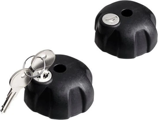 Thule abschließbarer Knauf 2er-Pack schwarz
