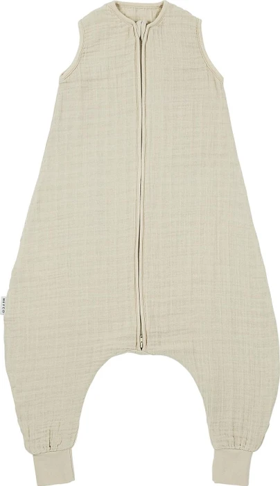 Meyco Pre-Washed Musselin Schlafsack Jumper Gr.104, 0.5TOG, 18-36M soft sand