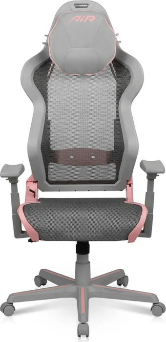 DXRacer Air Mesh Gamingstuhl, grau/pink