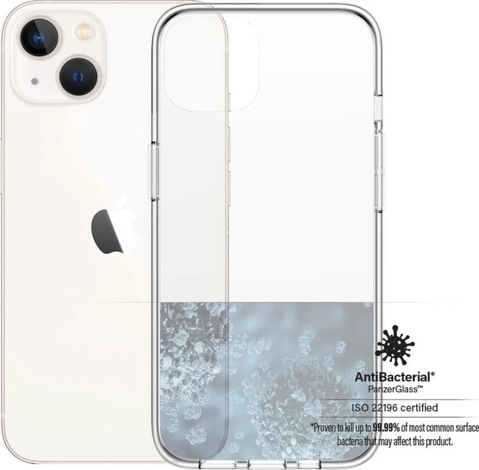 PanzerGlass Clear Case AntiBacterial für Apple iPhone 13 transparent