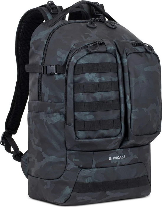 RivaCase 7661 Sherwood ECO 17.3" Laptop-Rucksack, navy camo