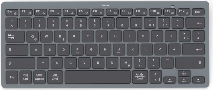Hama KEY4ALL X510 Bluetooth-Tastatur schwarz, Bluetooth, DE