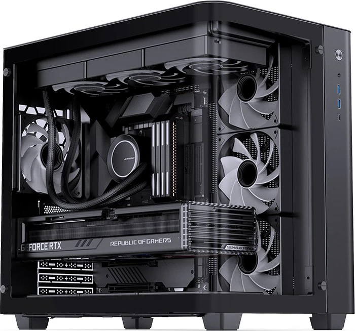 Jonsbo TK-3 Black, Glasfenster