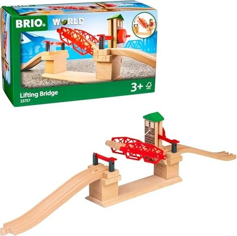 BRIO Hebebrücke, rot