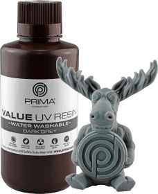PrimaCreator Value Water Washable UV Dark Grey, 500g