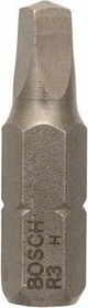 Bosch Professional Extra Hart Innenvierkant Bit 1/4", R3x25mm, 25 Stück