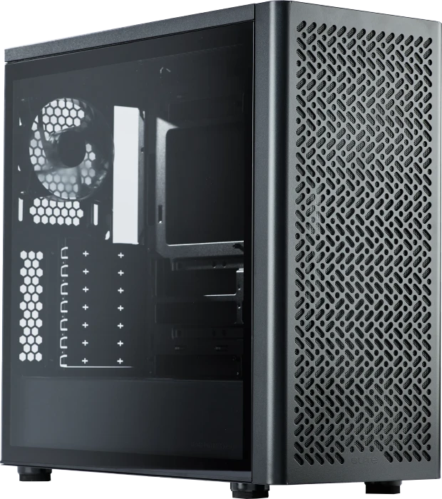 Cooler Master Elite 502 Lite Black, Glasfenster