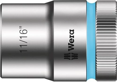 Wera 8790 HMC Zyklop Außensechskant Steckschlüssel 1/2" zöllig, 11/16"x37mm