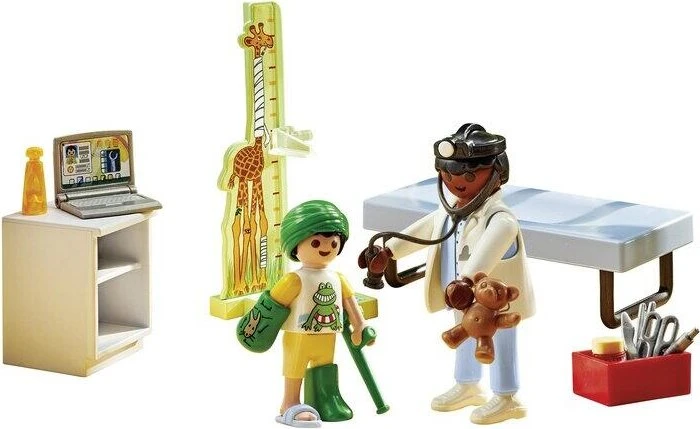 playmobil Action Heroes Kinderarzt mit Teddybär