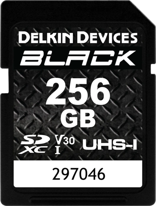 Delkin Black R90/W90 256GB, UHS-I U3, Class 10