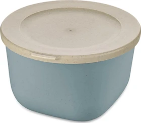 koziol Connect Box 1 mit Deckel Speisegefäß 1l nature flower blue