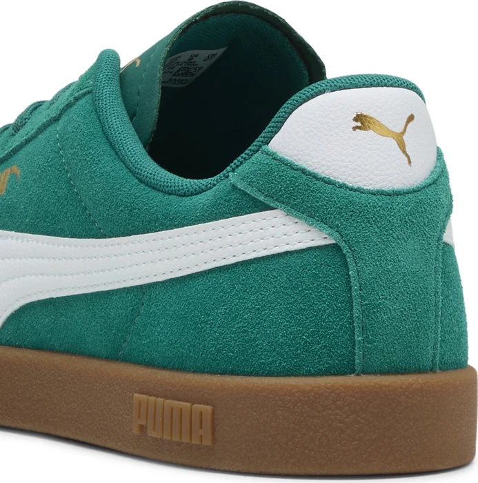Puma Club II Suede wild green/puma white/puma gold