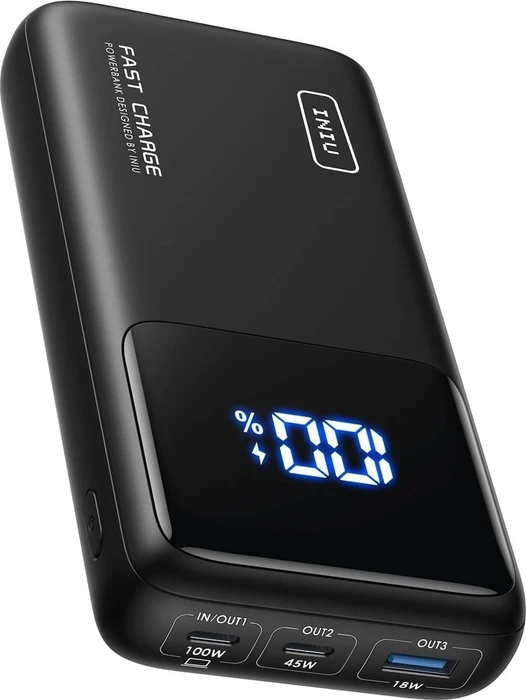 INIU B63 Powerbank 100W 25000mAh schwarz