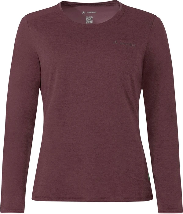 Vaude Essential Funktionsshirt langarm ruby dusk (Damen)
