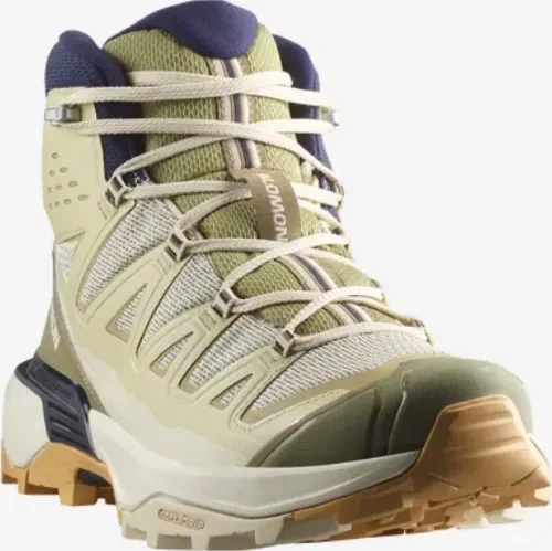 Salomon X Ultra 360 Edge Mid GTX almond milk/aloe/maritime blue (Herren)