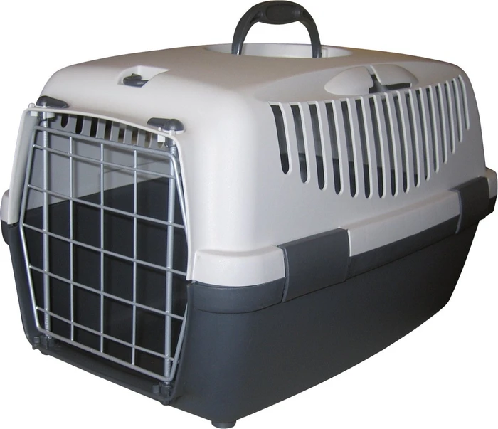 Kerbl Transportbox Gulliver 1, 48x32x31cm, hellgrau, dunkelgrau (84651)