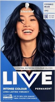 Schwarzkopf Live Color XXL Color Intense Haarfarbe 90 cosmic blue, 80ml