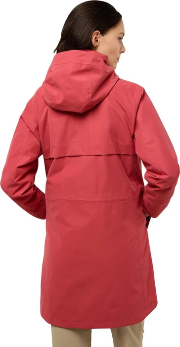 Jack Wolfskin Baylight 3in1 Funktionsmantel red coral (Damen)