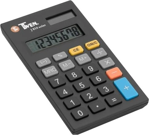 TWEN J-810 Taschenrechner schwarz