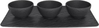 Villeroy & Boch Manufacture Rock Dipschälchen-Set, 4-tlg.