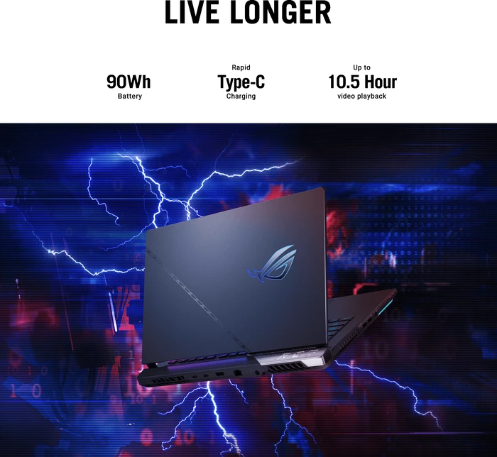 ASUS ROG Strix Scar 15 G533ZW-LN017W, Off Black, Core i9-12900H, 32GB RAM, 1TB SSD, GeForce RTX 3070 Ti, DE
