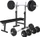 Gorilla Sports 100kg Set Hantelbank