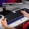HP HyperX Origins 2 Pro 65, transparent/schwarz, LEDs RGB, HyperX RED, USB, US Vorschaubild