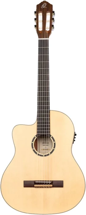 Ortega RCE125SN-L Thinline Left-Handed Natural
