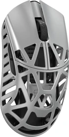 WLMouse Beast X Mini Pro Wireless 8K Magnesium Gaming Mouse, Side Slits + Omron Optical, silber, USB