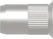 Gesipa Stahl gerändelt Senkkopf Blindnietmutter M4x6x135mm, 500 Stück