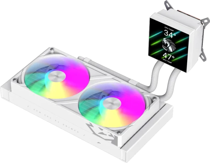 GameMax Glacier 240 WH, weiß