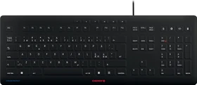 Cherry Stream Protect Keyboard, schwarz/grau, USB, EU (JK-8502EU-2)