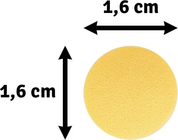 Vaessen Creative Hebel-Motivstanzer Small, Kreis, gold/weiß, 16mm