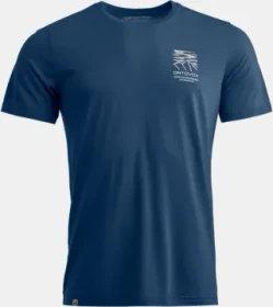 Ortovox 150 Cool Mountain Mission Funktionsshirt kurzarm deep ocean (Herren)