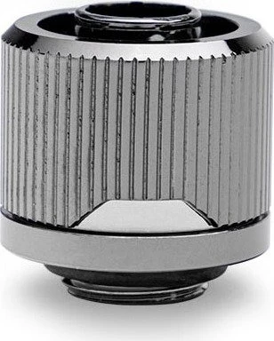 EK Water Blocks Quantum Line EK-Quantum Torque STC-10/16 Color Rings Pack, Schlauchanschluss Dekorationsring, Silber, 10er-Pack