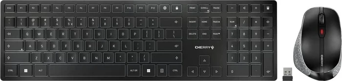 Cherry DW 9500 Slim schwarz/grau, USB/Bluetooth, EU