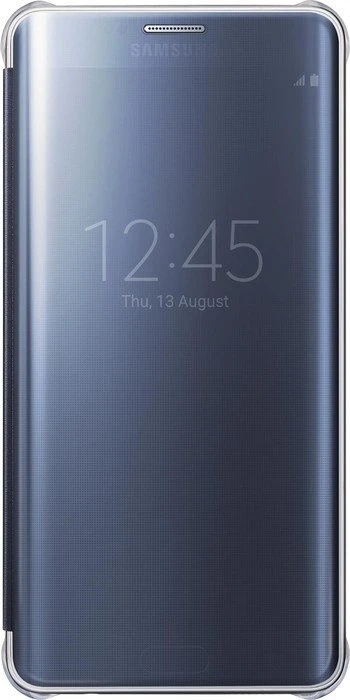 Samsung Clear View Cover für Galaxy S6 Edge+ blau