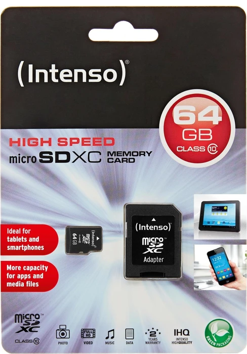 Intenso R20/W12 64GB Kit, Class 10