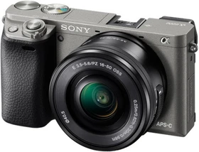 Sony Alpha 6000 grau mit Objektiv E PZ 16-50mm 3.5-5.6 OSS