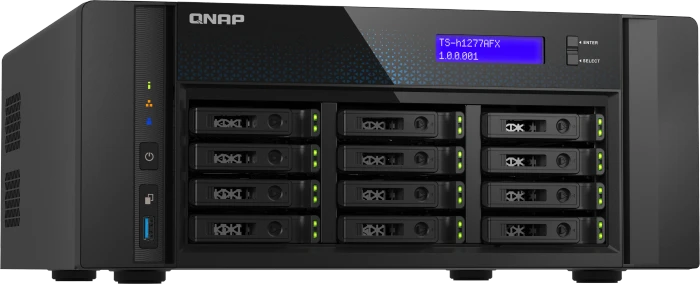 QNAP Turbo Station TS-h1277AFX-R7-32G, 32GB RAM ECC, 2x RJ-45 10GBase-T, 2x RJ-45 2.5GBase-T