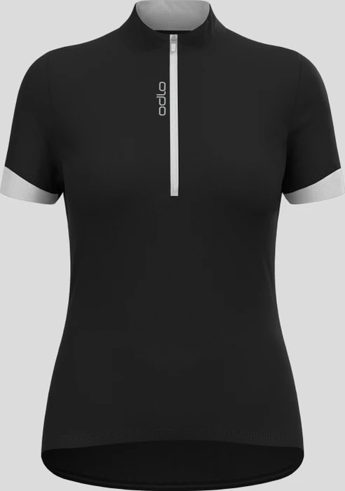 Odlo Essentials Trikot kurzarm schwarz/weiß (Damen)